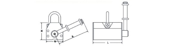 普通手動(dòng)永磁起重器結(jié)構(gòu)尺寸圖片 普通手動(dòng)永磁起重器結(jié)構(gòu)尺寸圖片