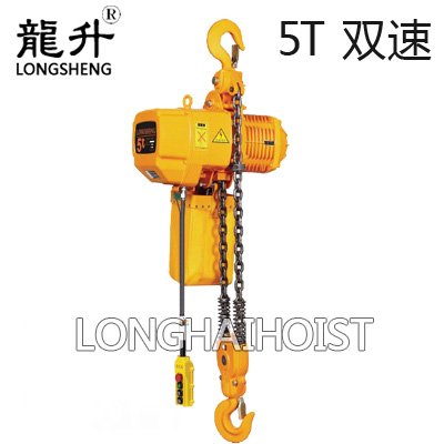 5噸雙速環(huán)鏈電動(dòng)葫蘆 5噸雙速環(huán)鏈電動(dòng)葫蘆