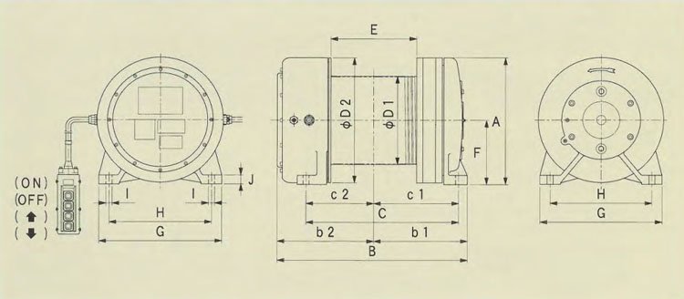 FUJI FE鋁合金電動卷揚(yáng)機(jī)技術(shù)參數(shù) FUJI FE鋁合金電動卷揚(yáng)機(jī)技術(shù)參數(shù)