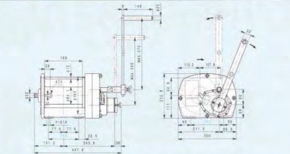 FUJI PW型手搖絞盤技術(shù)參數(shù)