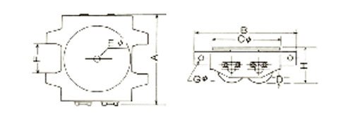 AL-DUW-K型搬運(yùn)小坦克尺寸圖 AL-DUW-K型搬運(yùn)小坦克尺寸圖