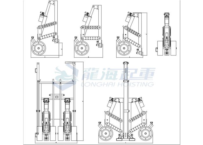 儲能柜搬運工具尺寸圖 儲能柜搬運工具尺寸圖